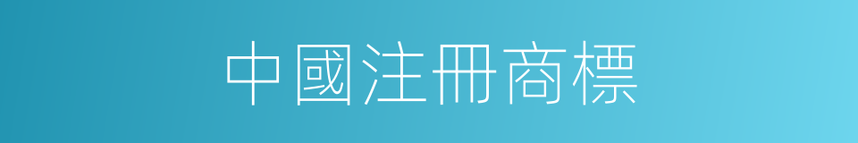 中國注冊商標的同義詞