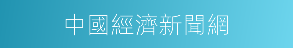 中國經濟新聞網的同義詞