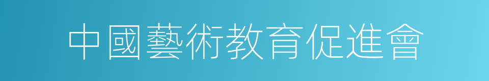 中國藝術教育促進會的同義詞