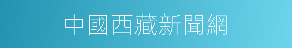 中國西藏新聞網的同義詞