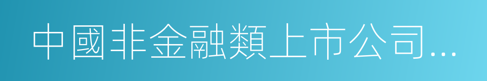 中國非金融類上市公司財務安全評估報告的同義詞