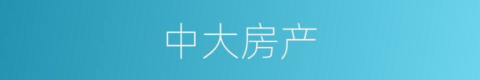 中大房产的同义词