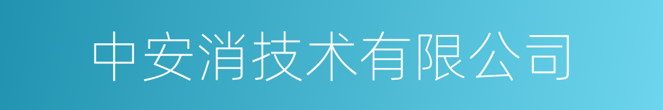 中安消技术有限公司的同义词