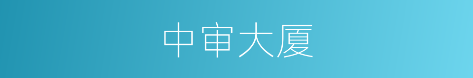 中审大厦的同义词