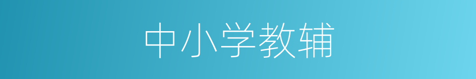 中小学教辅的同义词