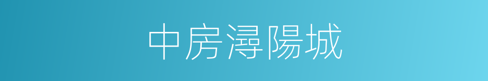 中房潯陽城的同義詞