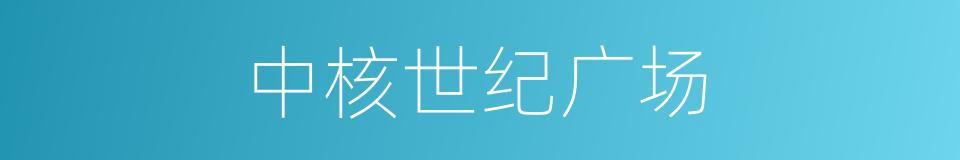 中核世纪广场的同义词