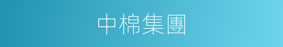 中棉集團的同義詞