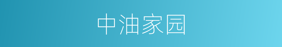 中油家园的同义词