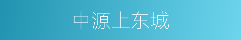 中源上东城的同义词