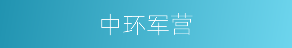 中环军营的同义词