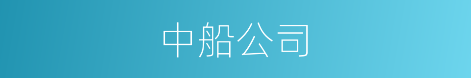 中船公司的同义词