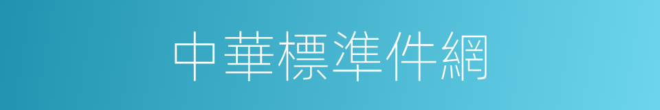 中華標準件網的同義詞