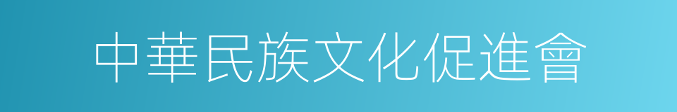 中華民族文化促進會的同義詞