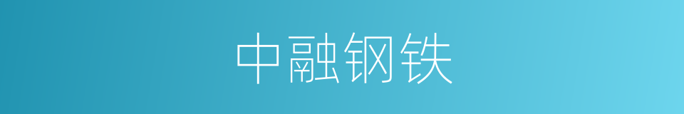 中融钢铁的同义词