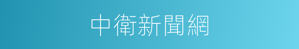 中衛新聞網的同義詞