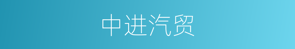 中进汽贸的同义词