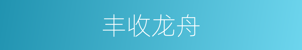 丰收龙舟的同义词
