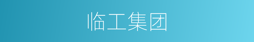 临工集团的同义词