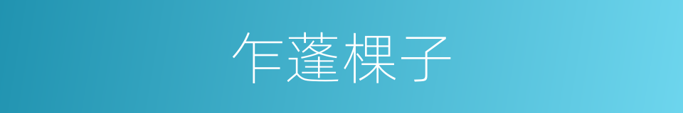 乍蓬棵子的同义词