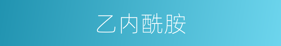 乙内酰胺的同义词