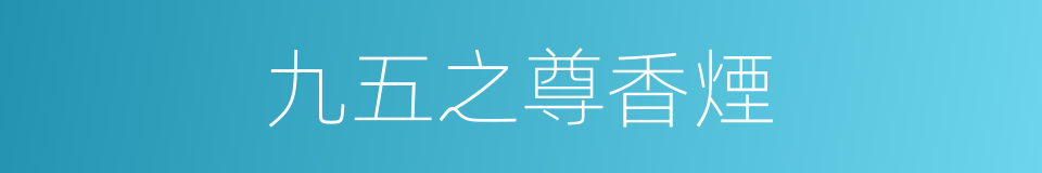 九五之尊香煙的同義詞