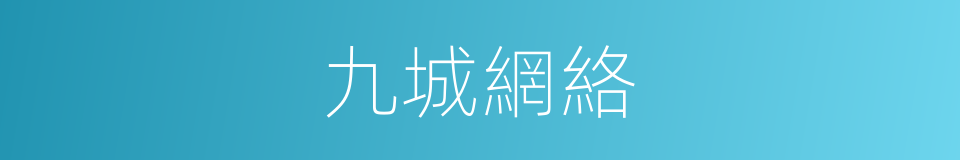 九城網絡的同義詞