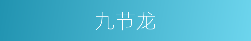 九节龙的同义词