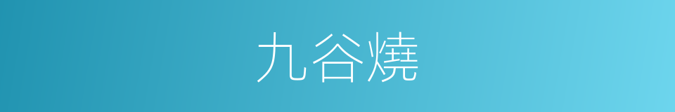 九谷燒的同義詞