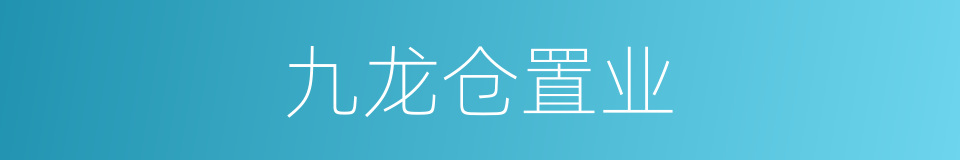 九龙仓置业的同义词