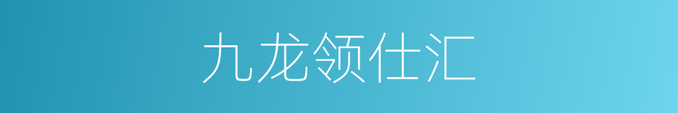 九龙领仕汇的同义词