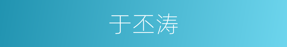 于丕涛的同义词