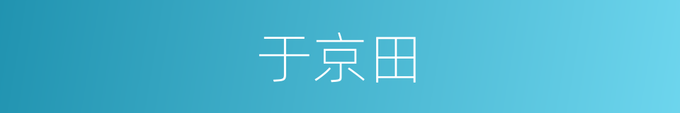 于京田的同义词