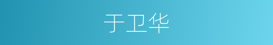 于卫华的同义词