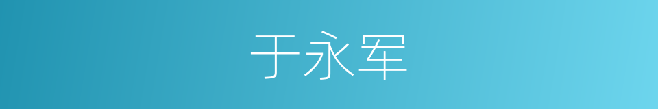 于永军的同义词