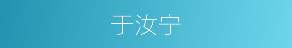 于汝宁的同义词