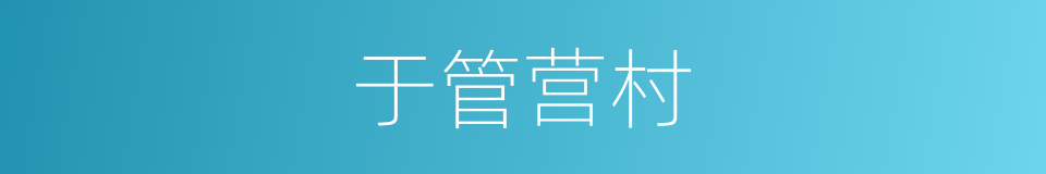 于管营村的同义词