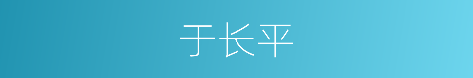 于长平的同义词