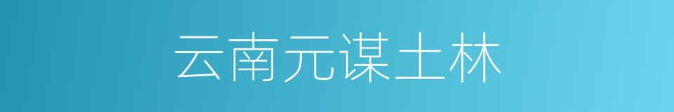 云南元谋土林的同义词