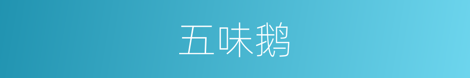 五味鹅的同义词