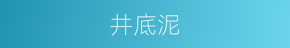 井底泥的同义词