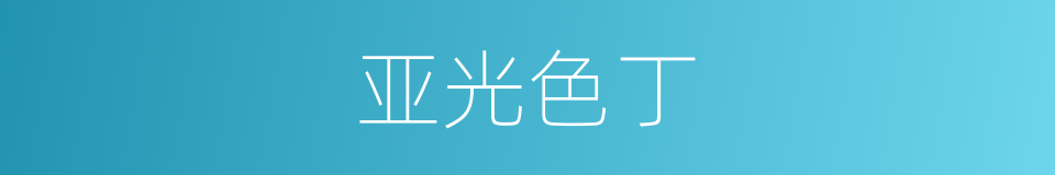 亚光色丁的同义词