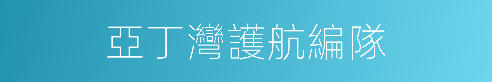 亞丁灣護航編隊的同義詞