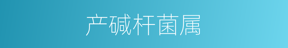 产碱杆菌属的同义词