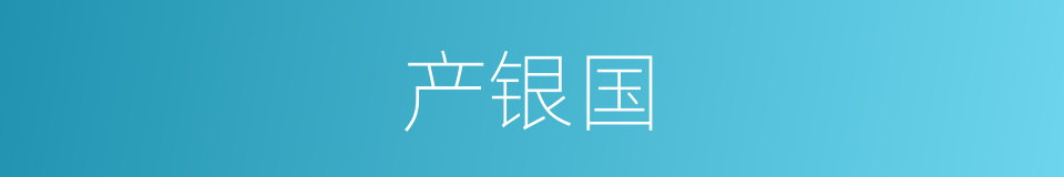 产银国的同义词