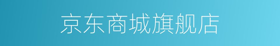 京东商城旗舰店的同义词