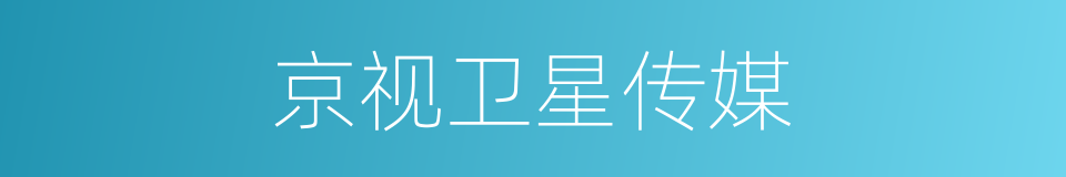 京视卫星传媒的同义词