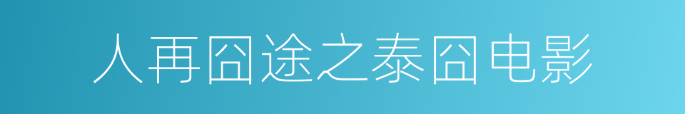 人再囧途之泰囧电影的同义词