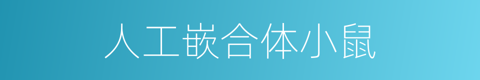 人工嵌合体小鼠的同义词