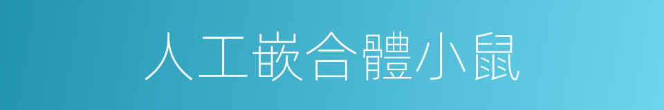 人工嵌合體小鼠的同義詞